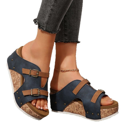 BellaWave™ Sandales Compensées