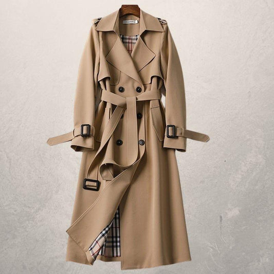 Trench-coat mi-long