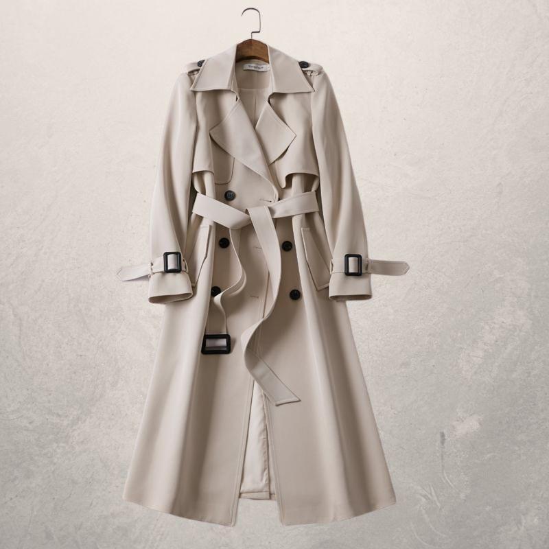 Trench-coat mi-long