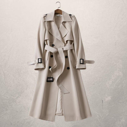 Trench-coat mi-long