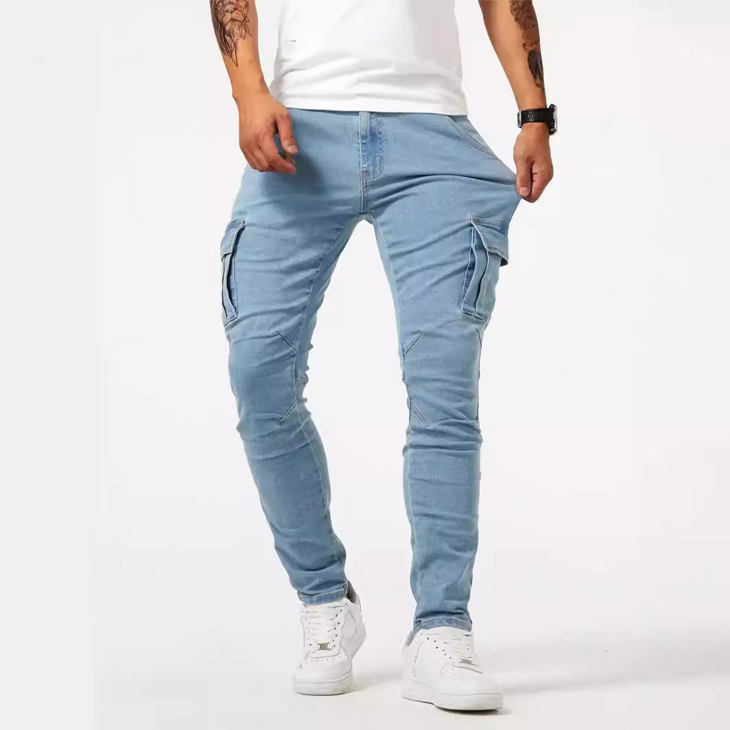 Pantalon Utilitaire en Denim