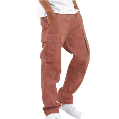 Pantalon Décontracté Multi-Poches