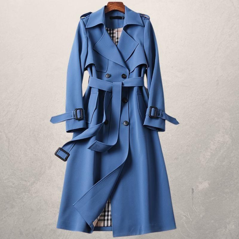 Trench-coat mi-long