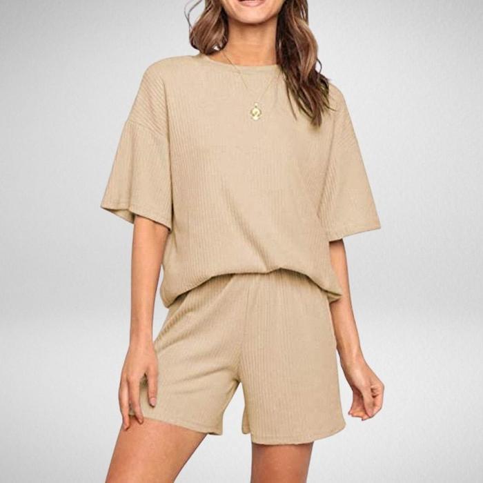 Ensemble Douce Nuit - Pyjama Femme en Coton, Élégance & Confort