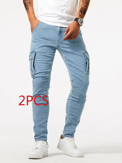 Pantalon Utilitaire en Denim