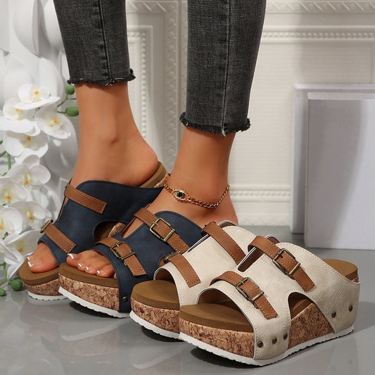 BellaWave™ Sandales Compensées