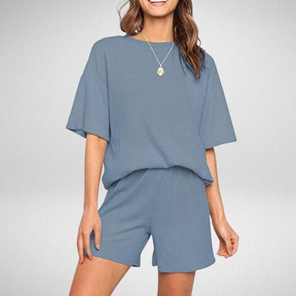 Ensemble Douce Nuit - Pyjama Femme en Coton, Élégance & Confort