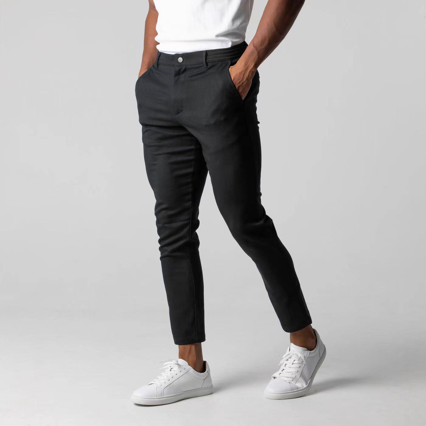 Pantalon Élégant en Coton