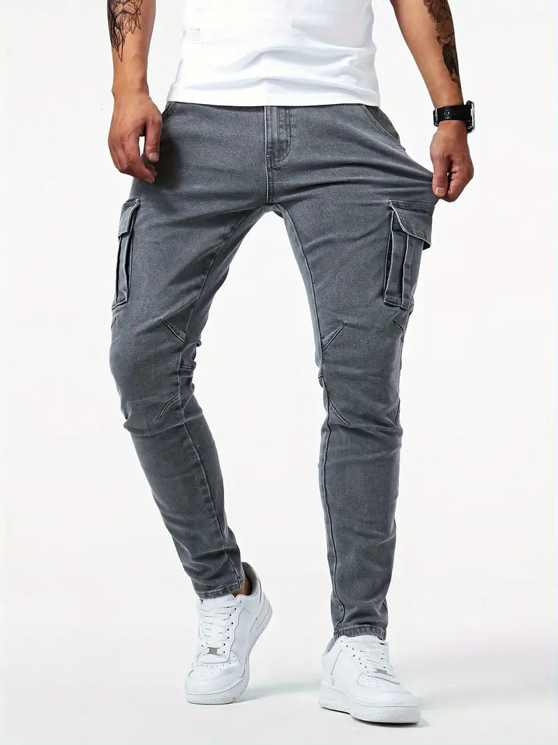 Pantalon Utilitaire en Denim